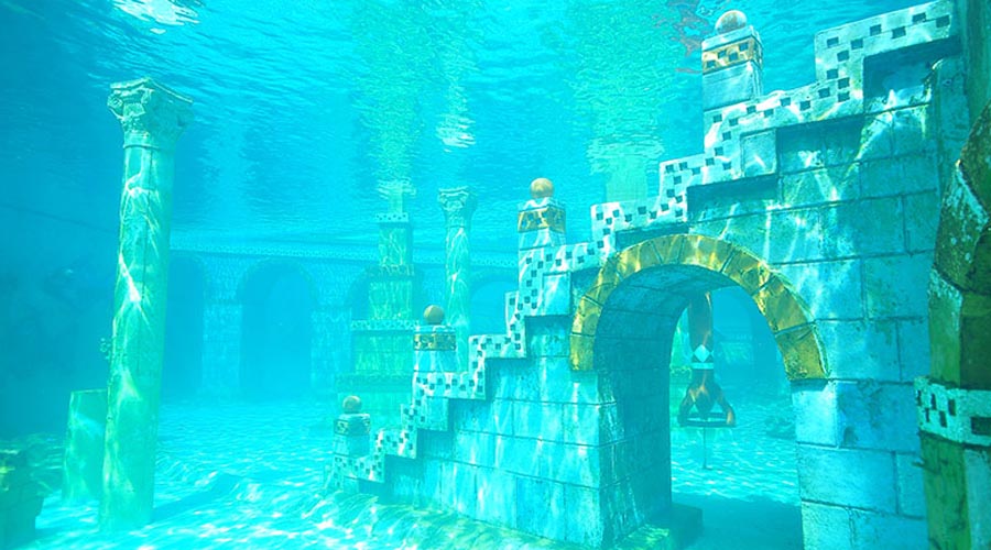 Mořský park Sealanya - Ztracené město Atlantida